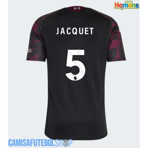 Camisa de time de futebol Liverpool Jeremy Jacquet #5 Replicas 3º Equipamento 2026-27 Manga Curta